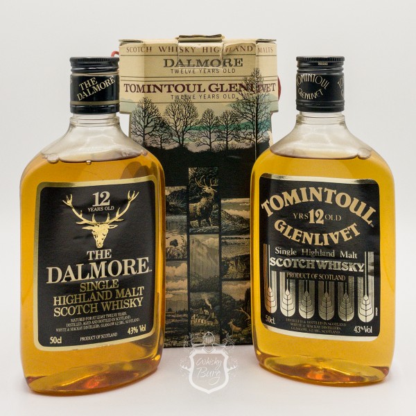 Dalmore 12 Jahre & Tomatin 12 Jahre Set  Black Label - Single Highland Malt